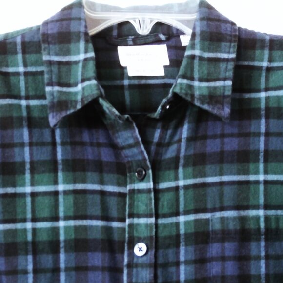 ORIGINAL Weatherproof VINTAGE COMFORT STRETCH Women's Medium Long Sleeve Flannel - Picture 2 of 6